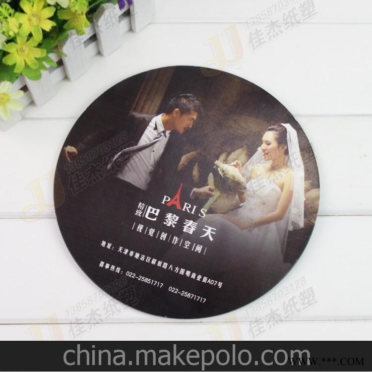 专业定制logo广告杯垫 圆形隔热杯垫 欢迎订购图3