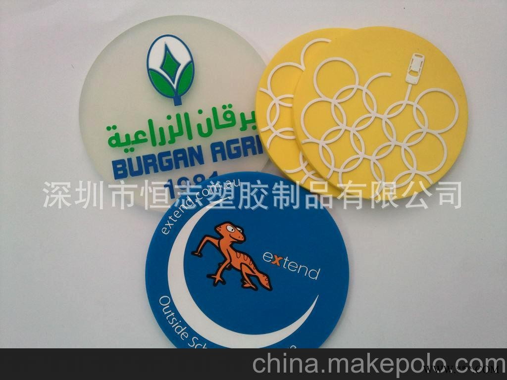 厂家直销感温杯垫，广告杯垫，异形杯垫，自定义logo图5