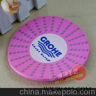凌顶工艺礼品 厂家供应一条龙生产彩色软胶广告杯垫 （图）