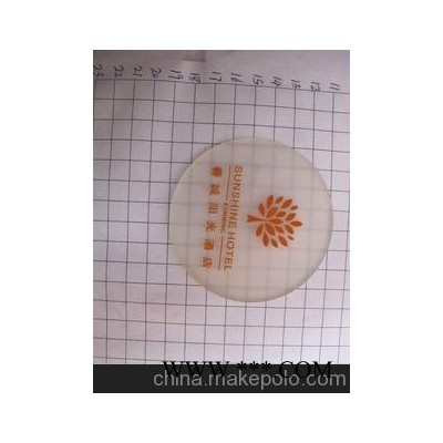 供应防滑软胶垫，防振PVC杯垫，定做酒店广告杯垫,测温杯垫