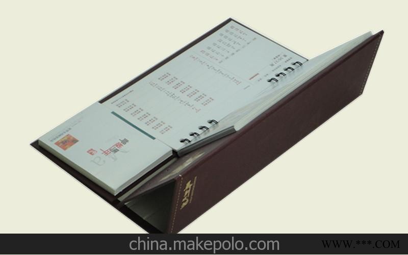高档皮架记事周历批发在这里厂家特价直销质量有保障广告挂历图3