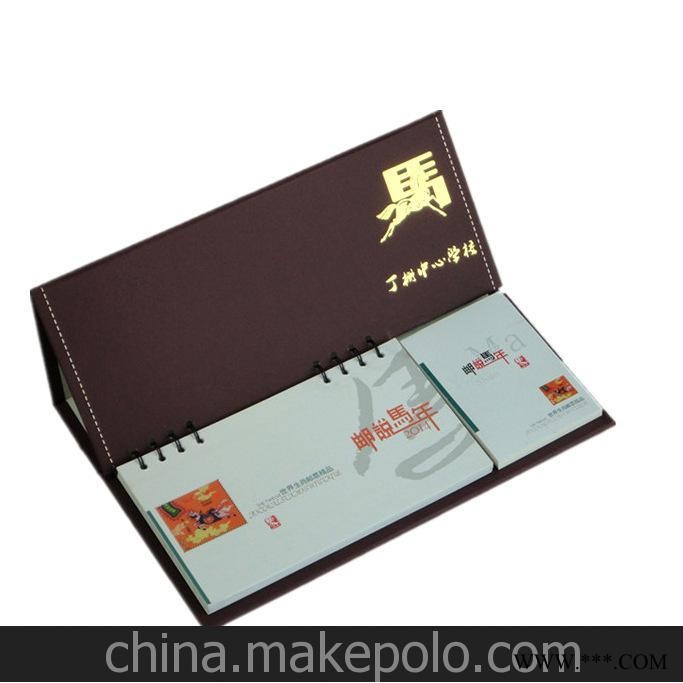 高档皮架记事周历批发在这里厂家特价直销质量有保障广告挂历图1