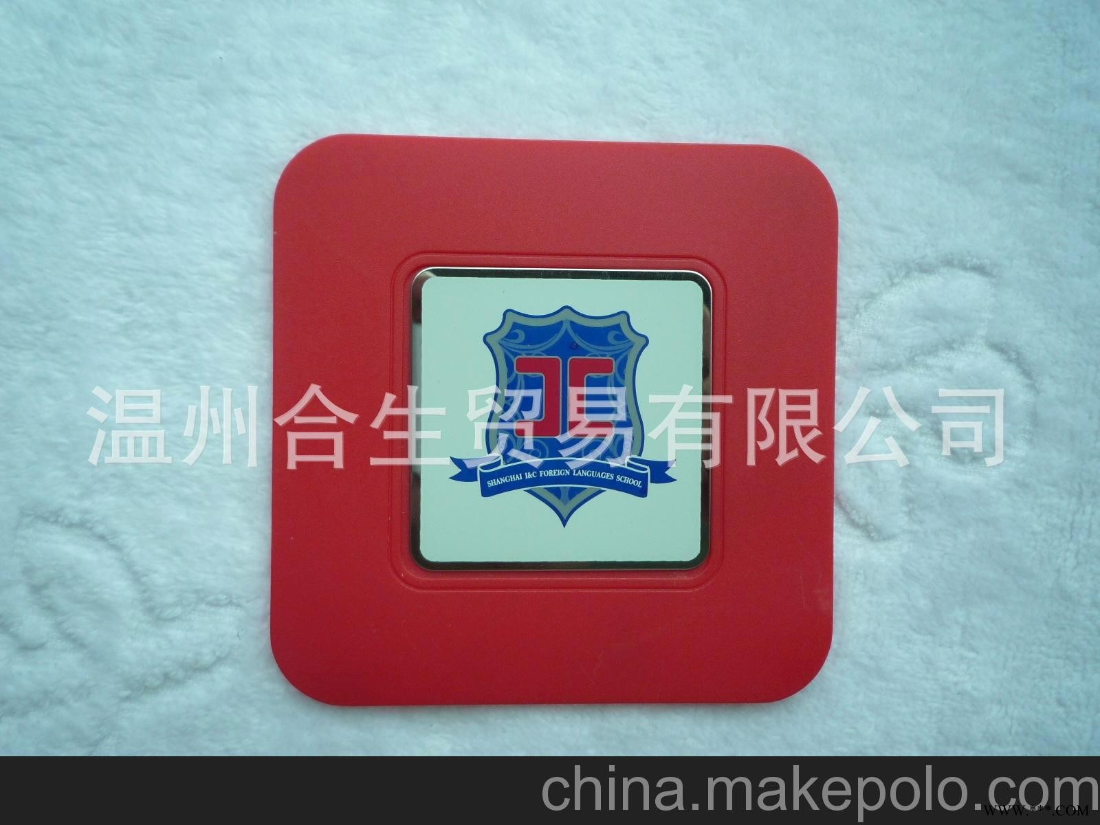 厂家直销 供应高品质广告杯垫 高档时尚创意杯垫 不锈钢杯垫图2
