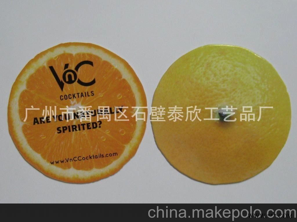 展会宣传赠送礼品 吸水纸杯垫 烫金效果 纸质杯垫 广告杯垫图1