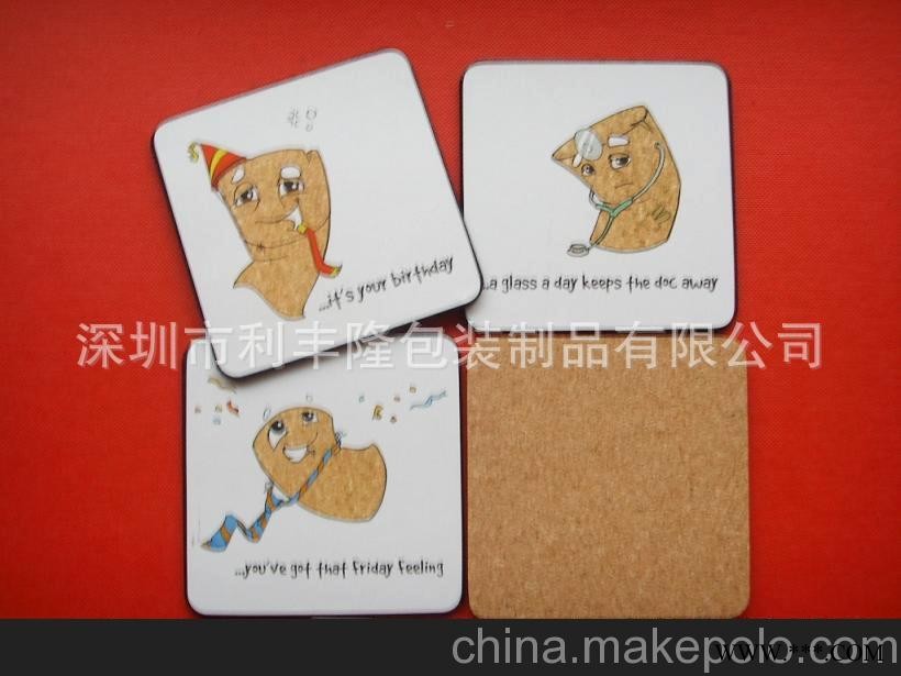 低价促销 广告杯垫 软木杯垫图3