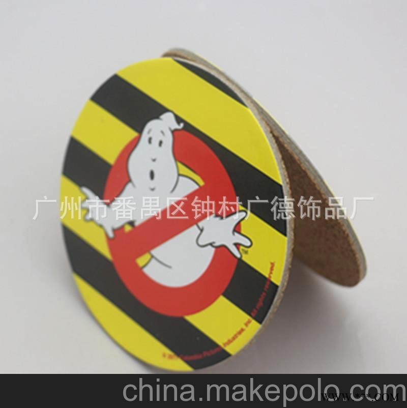 广告杯垫 卡通灰纸板杯垫图3