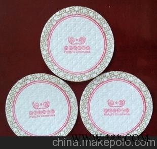 厂家专业定做可多次使用可降解环保杯垫广告杯垫吸水杯垫
