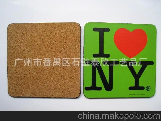 火热促销礼品 纤维板杯垫 中纤板杯垫餐垫 广告杯垫图2