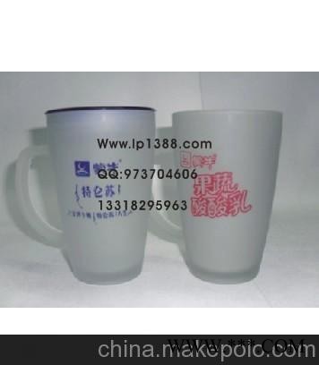 中山广告杯，玻璃磨砂杯，不锈钢办公杯，可印企业LOGO