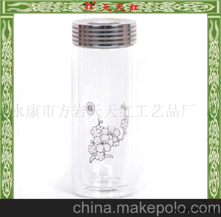 双层玻璃杯,广告杯,保温杯,礼品，飘逸杯图1