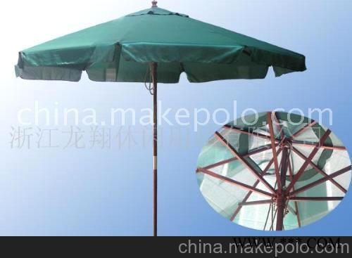 沙滩伞木制太阳伞广告伞