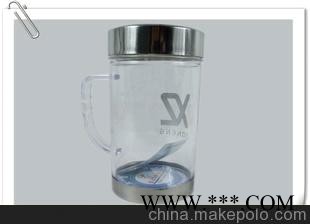 带柄水晶办公杯广告杯 美观大方