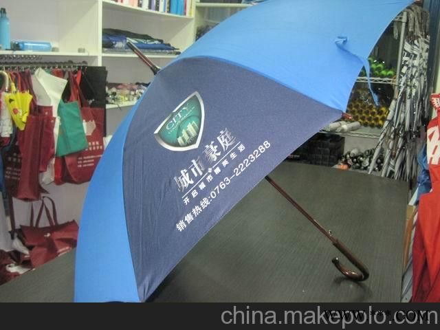 木质广告伞直杆伞图1