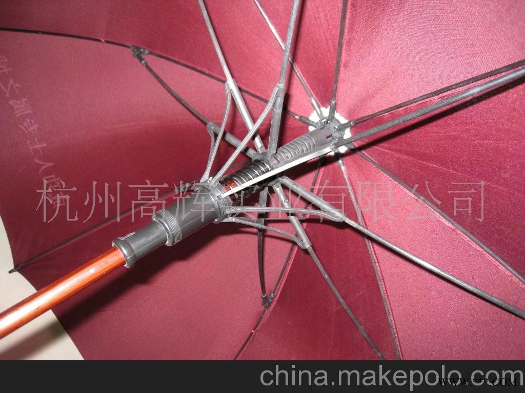 厂家直销 直木杆广告伞萧山图3