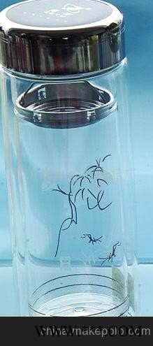 双层玻璃杯,广告杯，礼品杯
