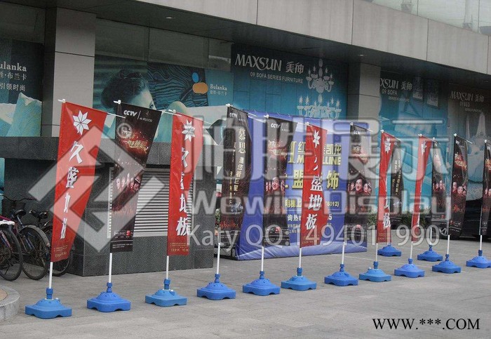 广州白云区注水旗杆 刀旗旗杆 三米注水旗杆katy图1