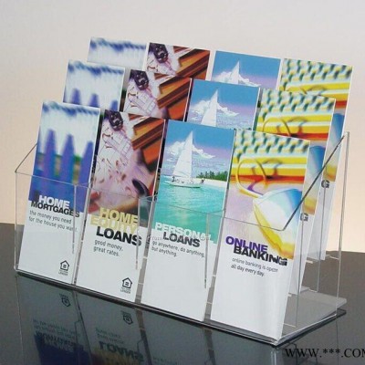 订做有机玻璃 亚克力压克力  资料架 办公用品展示架 产品陈列架