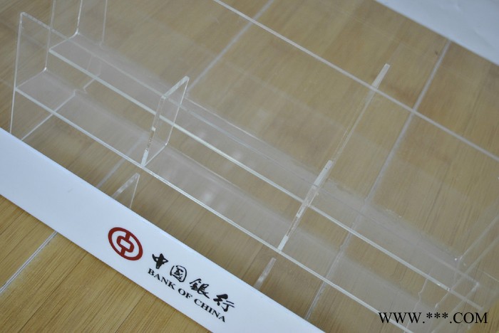 亚克力银行资料架/标识牌/微信扫码牌（齐聚四大行）图4
