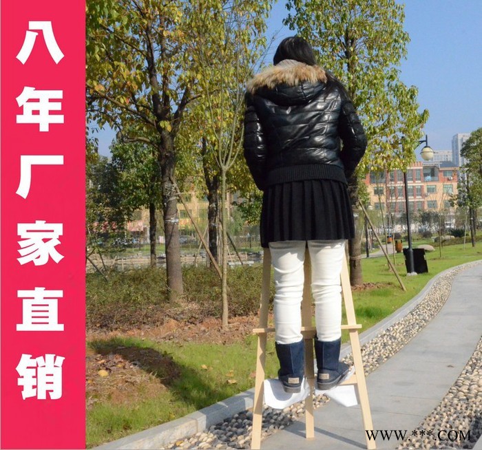 1.45米进口松木实木画架木制实木素描美术画架广告展示架油画架图2