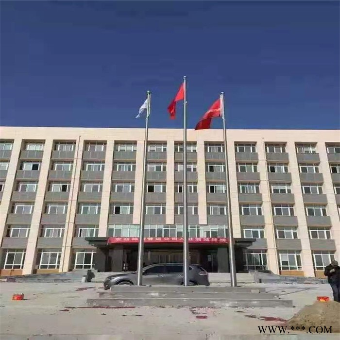 聊城不锈钢电动旗杆 聊城注水旗杆批发 烟台学校旗杆定做图4