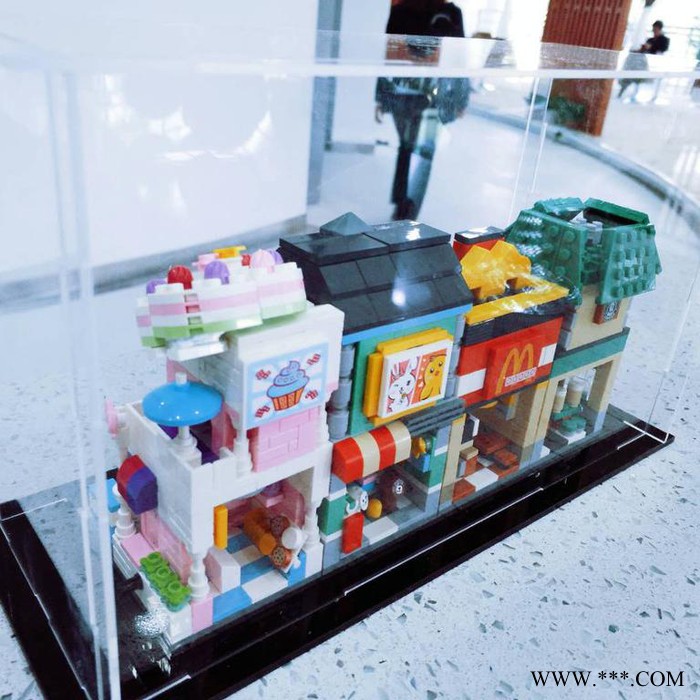 烨鑫 石家庄亚克力制品定制亚克力展示盒资料架手机存放柜加工图2