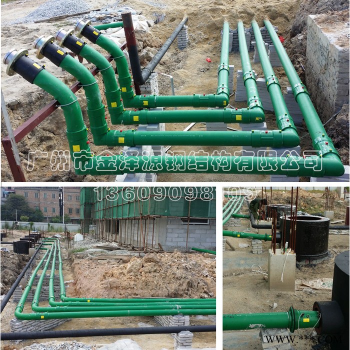 加油站整体建设螺栓球网架加油站罩棚安装KPS双层管安装双层油罐钢结构工程轻钢结构广东图4