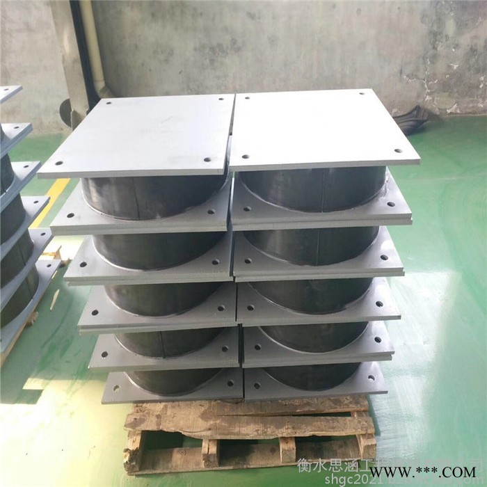 公路桥梁 圆形矩形橡胶支座 四氟板橡胶支座 盆式橡胶支座 网架钢结构支座安装 思涵厂家供应图3