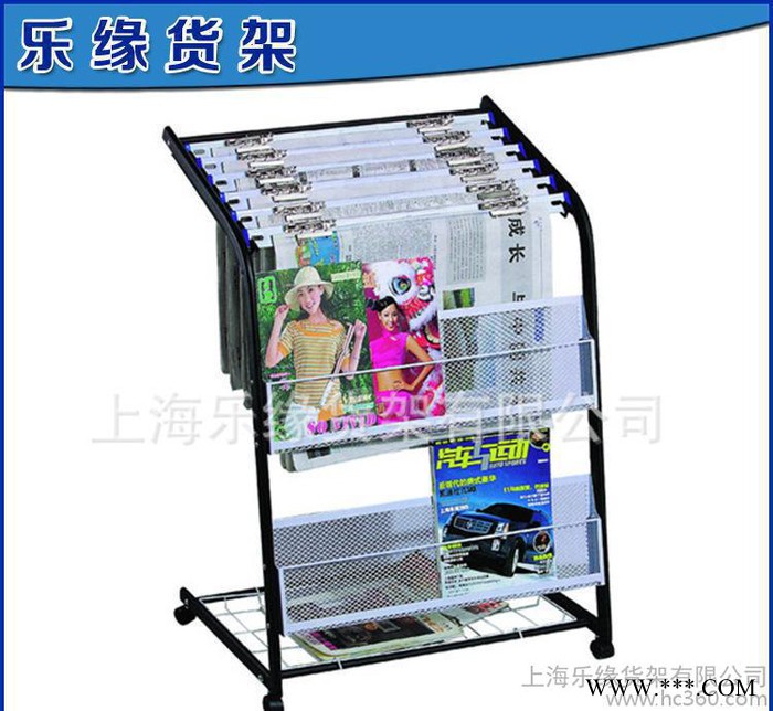 强力推荐 报刊货架 店铺展示货架 个性海报架杂志展示架图2