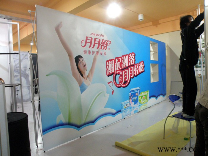 拉网展架，拉网展示架，拉网签到背景板，拉网展架铝合金拉网展架