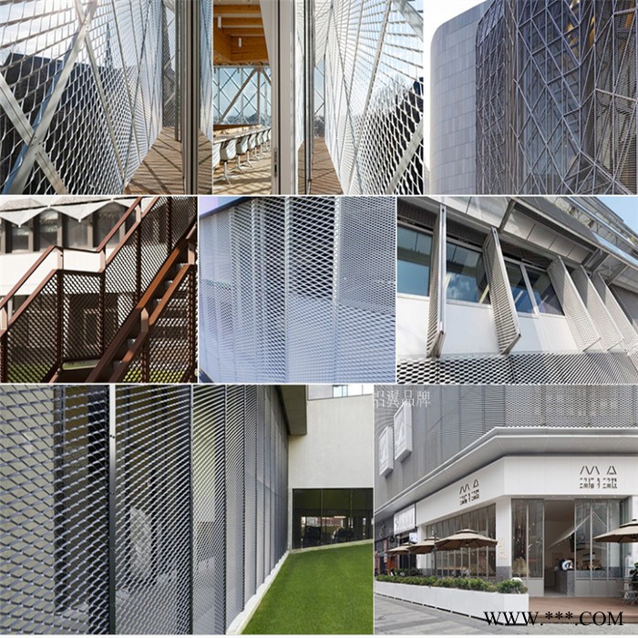 铝网板菱形板 铝拉伸网 铝合金拉网展架 铝板网图6