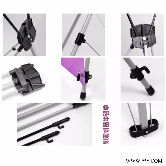 深圳X展架喷绘制作，X展架定制，韩式展架，户外防风x展架，海报支架图3