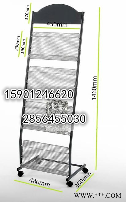 北京 金属旋转资料架价格办公室专用展示架供应图3