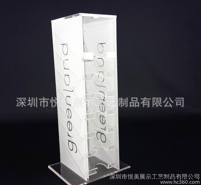 定制亚克力多层资料架 磨砂效果亚克力收纳架展示架 **资料架图3