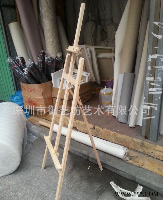 直销油画架 广告牌油画框相框房地产专用画架实木实用图2