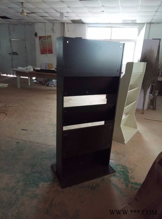 房地产资料架置业公司展架木质宣传架取阅架收纳架图3