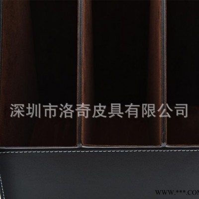 深圳工厂 高端订做 PU皮 文件座 资料架 三排 文件架 办