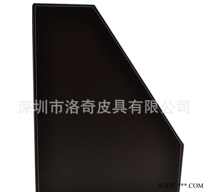 深圳工厂 高端订做 PU皮 文件座 资料架 三排 文件架 办图2