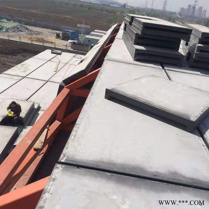 河北【格爵】网架楼层板安装  钢骨架轻型泄爆墙板安装  网架楼层板安装图2