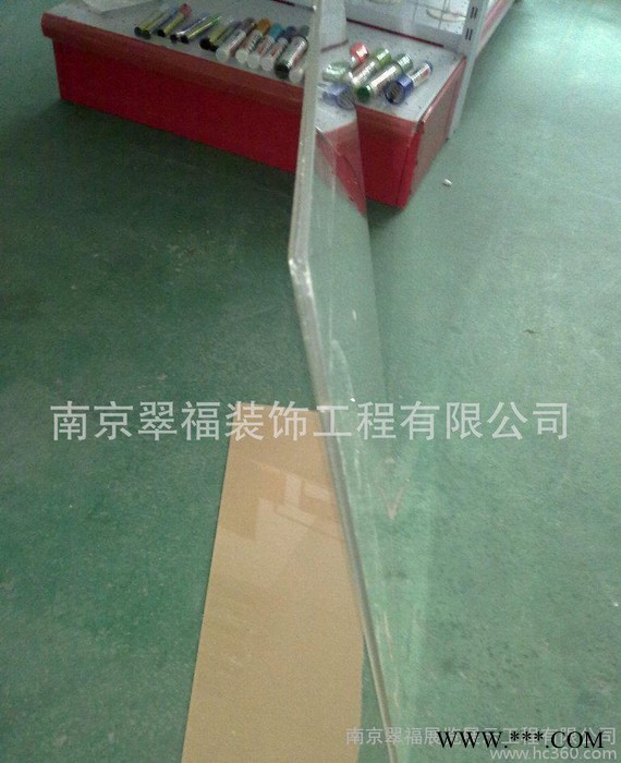 翠福橱窗海报展架展示架 亚克力展示架 促销展架资料架 南京亚克力制作图2