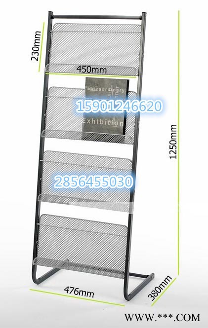 北京世纪腾发供应tz-2011金属资料架大型活动宣传册展示架图2
