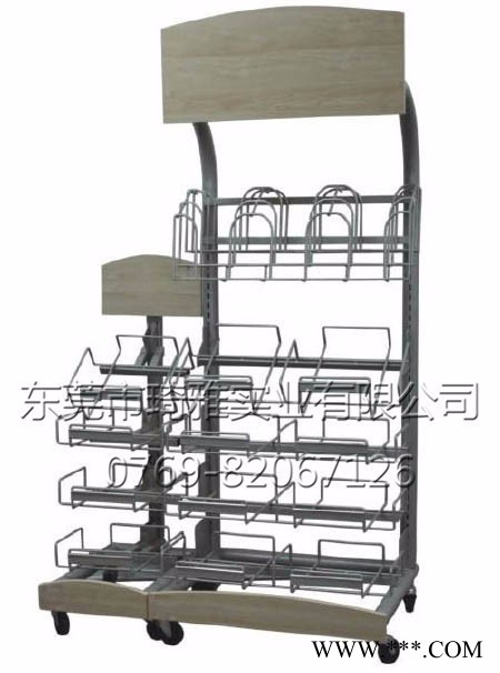 杂志架书报架资料架落地欧式铁艺创意报刊架宣传展示架子立体书架