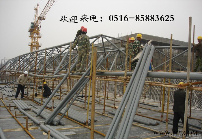 网架公司专业设计加工安装整体钢结构网架及网架配件图2