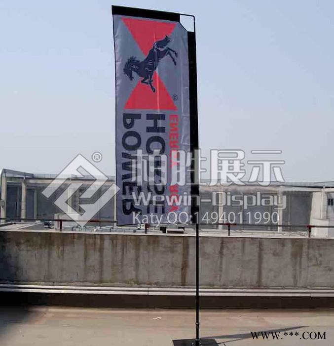 品牌热门产品沙滩旗柏胜展示 沙滩旗杆热卖katy图2