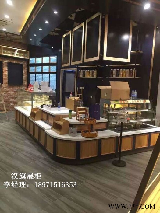 荆州松滋**石首面包柜定做 皇冠蛋糕店加盟 蛋糕冷藏柜水吧台 烘焙饼店装修优惠 中岛柜促销台图2