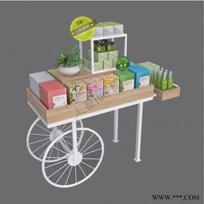 橱窗造型展架产品陈列架洗发水架促销台彩妆台化妆品展柜面膜架