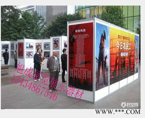 供应八棱柱子：扁铝：方柱大孔八棱柱。扁铝展览器材图4