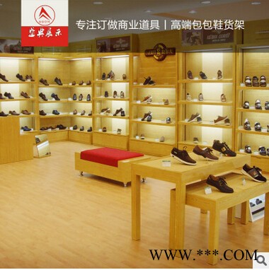 广东盛典专业定制鞋包展柜  商场鞋包展柜木质**柜按需定制图5
