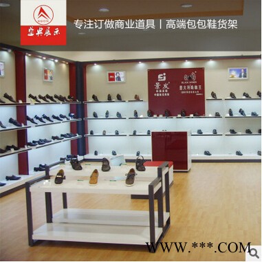 广东盛典专业定制鞋包展柜  商场鞋包展柜木质**柜按需定制图2