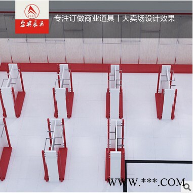 广东盛典专业定制鞋包展柜  商场鞋包展柜木质**柜按需定制图7