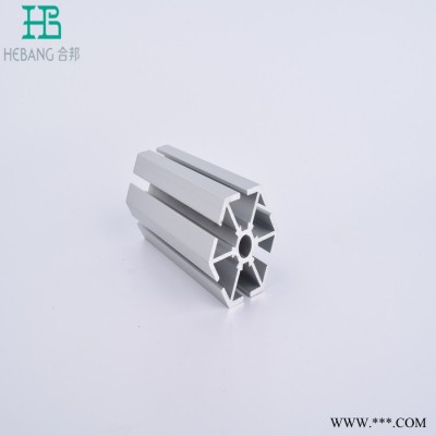合邦HB-B001 八棱柱 标摊八棱柱 书画展板八棱柱 展览型材铝料立柱八棱柱